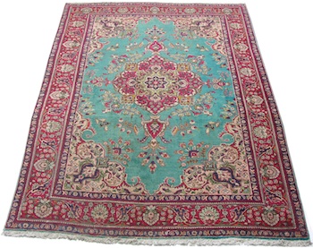 Appraisal: A Tabriz Carpet Approx '- x '- Low wool pile