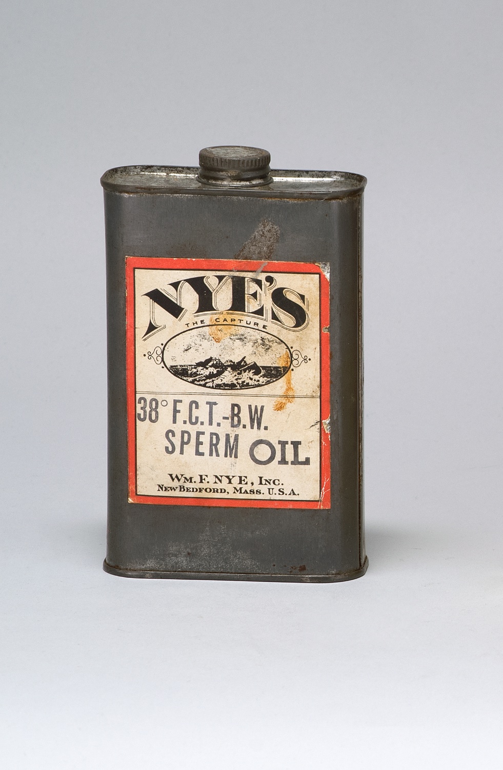 Appraisal: NYE OIL CAN Late th Early th CenturyRetains original printed