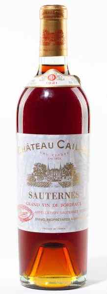 Appraisal: Chateau CaillouSauternes bottlebn lbslRemoved from Mr Knott's large temperature-controlled subterranean