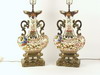 Appraisal: TABLE LAMPS - Pair of circa - 's decorative brass