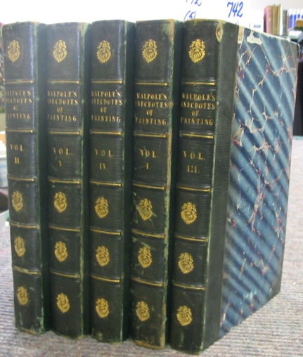 Appraisal: SET OF FIVE VOLUMES dated Anecdotes of Painting in England