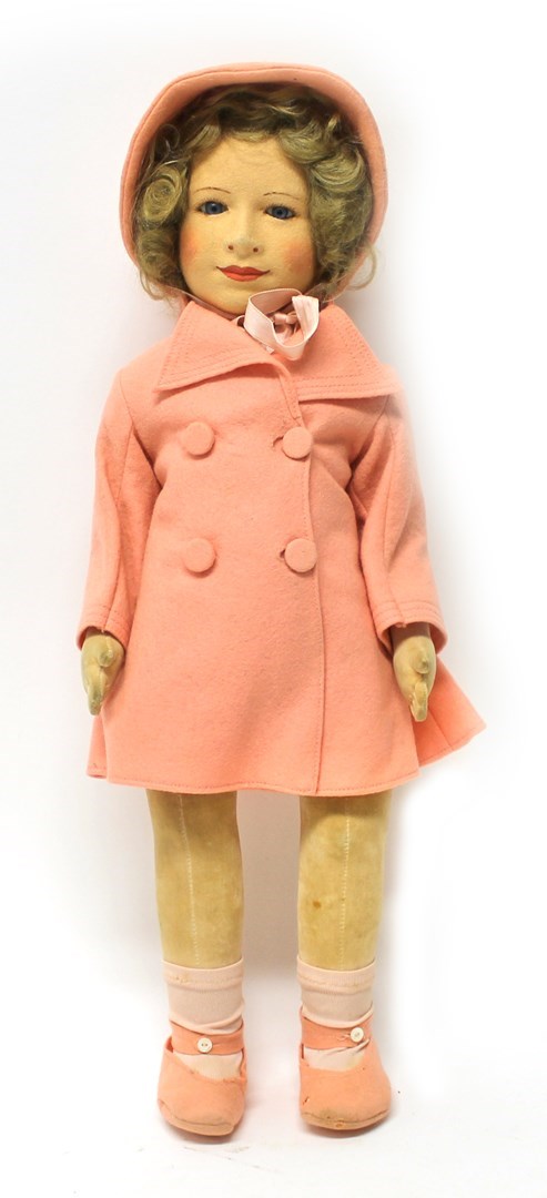 Appraisal: A Chad Valley 'Princess Elizabeth' felt doll circa from the