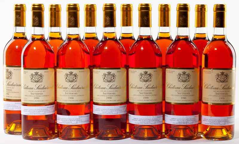 Appraisal: Chateau SuduirautSauternes bottles bn''Botrytis bomb Gold color Loads of spicy