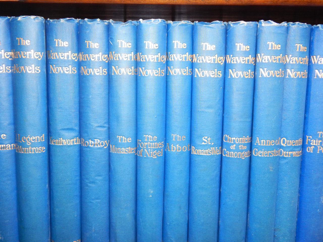 Appraisal: Sir Walter Scott The Waverley Novels vols to gilt tooled