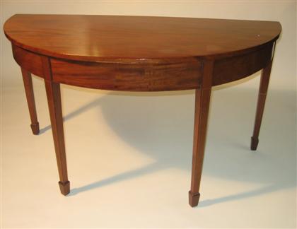 Appraisal: George III mahogany console table late th century Formerly part