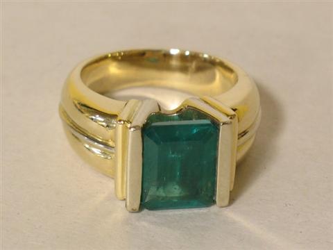 Appraisal: EMERALD RING