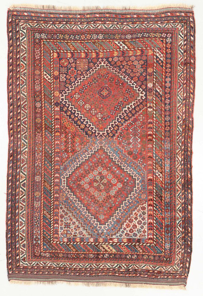 Appraisal: Antique Gashgai Rug Persia ' '' x ' '' Antique