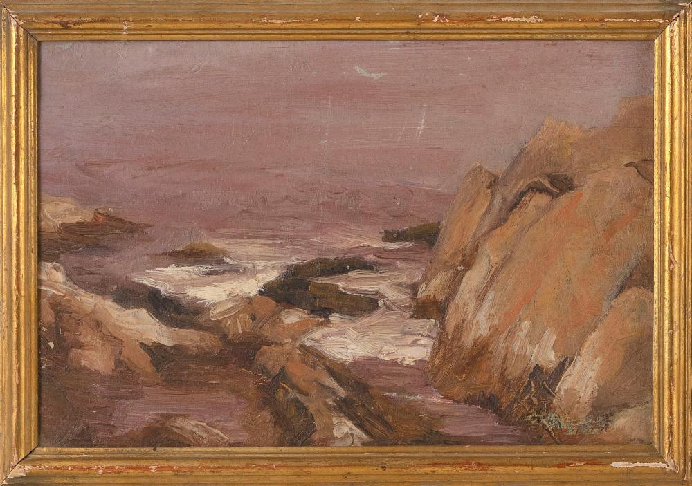 Appraisal: ALICE MARION SUTTON BACON MASSACHUSETTS B ROCKY COASTAL SCENE ROCKPORT