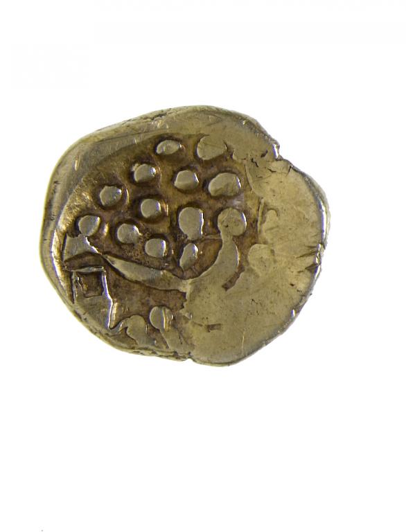 Appraisal: THE CELTIC WORLD Chute Type Gold Stater gm with stylised