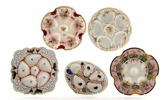 Appraisal: Rare Union Porcelain Works oyster plate and others late th