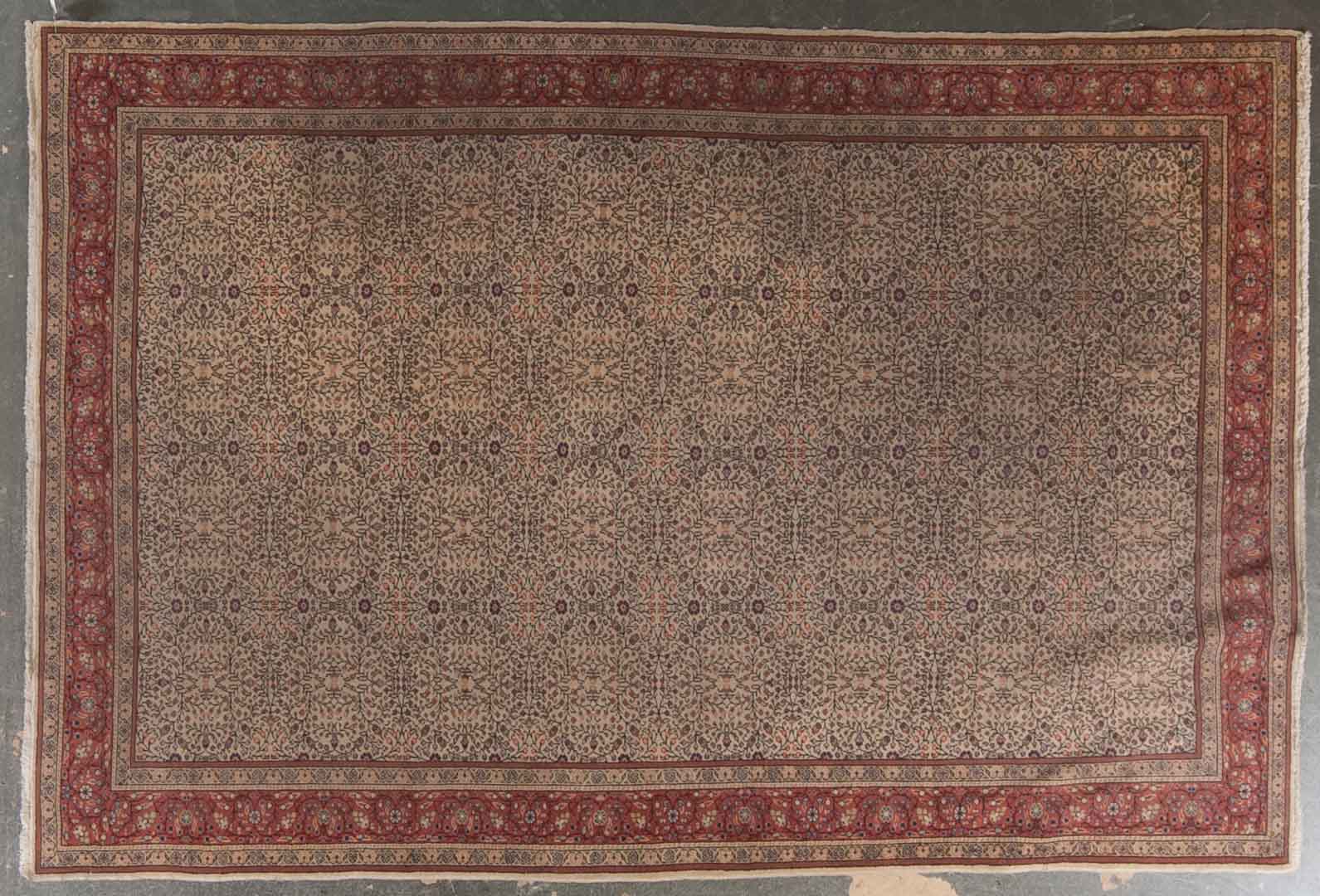 Appraisal: Turkish Keysari rug approx x Turkey circa Condition Wear and