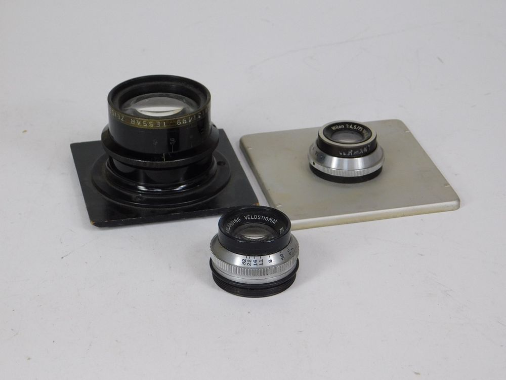 Appraisal: Lot of Lenses Lot of lenses Includes E Kraus Zeiss