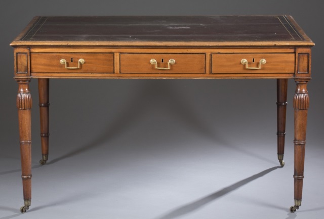 Appraisal: Ca Mahogany with mahogany veneers and pine secondary Attributed to