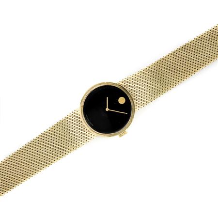 Appraisal: Gold Wristwatch Movado Van Cleef Arpels Estimate -