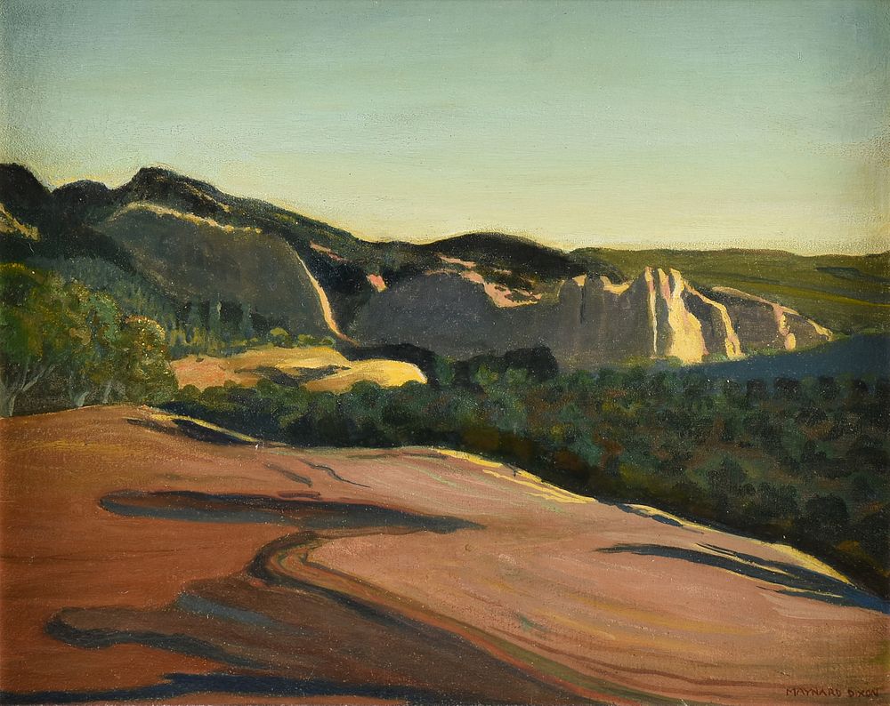 Appraisal: MAYNARD DIXON American - A PAINTING Shadows in the Canyon