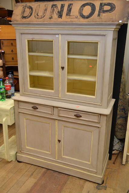 Appraisal: A FRENCH PROVINCIAL GLAZED CABINET A FRENCH PROVINCIAL GLAZED CABINET