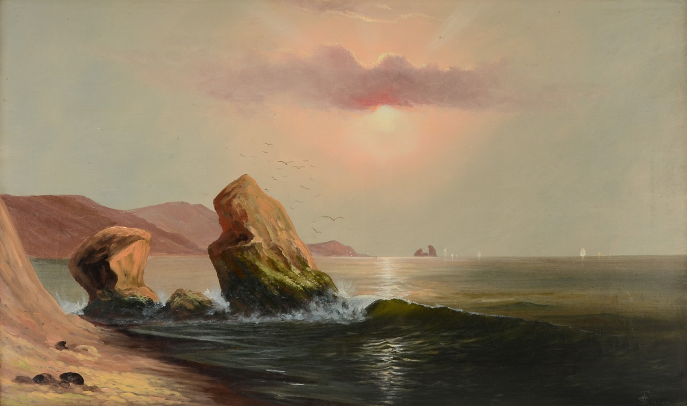 Appraisal: WILSON Charles Theller American - California Coast Oil Canvas ''