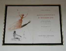 Appraisal: Salvador Dali Spanish - Lewis Carroll Alice's Adventures in Wonderland