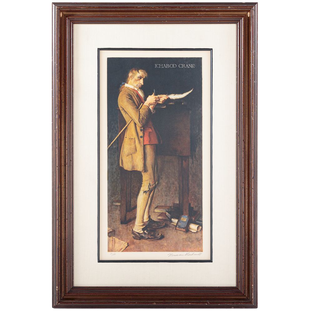 Appraisal: Norman Rockwell Ichabod Crane Norman Perceval Rockwell American - Color