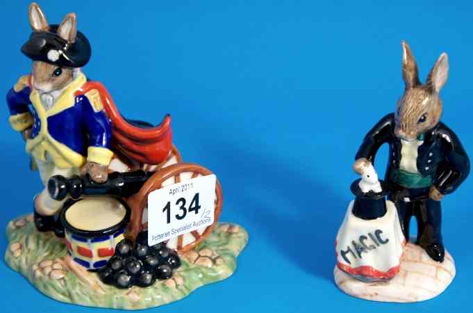 Appraisal: Royal Doulton Bunnykins Magician DB and George Washington DB both