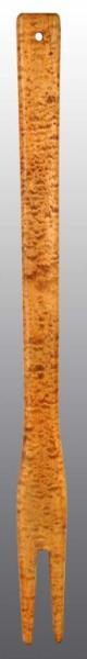 Appraisal: Folk Art Tiger Wood Laundry Bride Stick Description th century