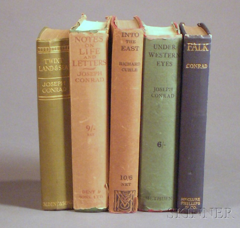 Appraisal: Conrad Joseph - Five first edition titles Falk New York