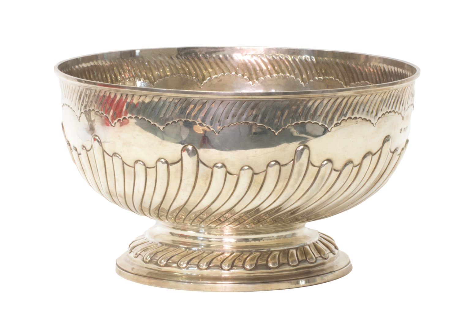 Appraisal: A silver rose bowl London maker George Lambert the tapered