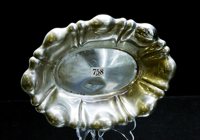 Appraisal: An Austro Hungarian silver sweets tray