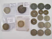 Appraisal: A mixed lot of coins many with silver content