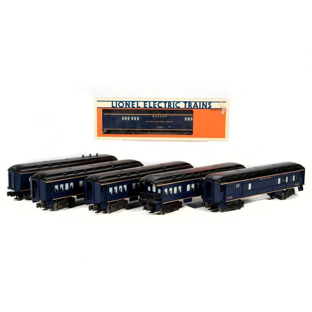 Appraisal: Lionel O Gauge Wabash little heavyweight passenger cars - Wabash