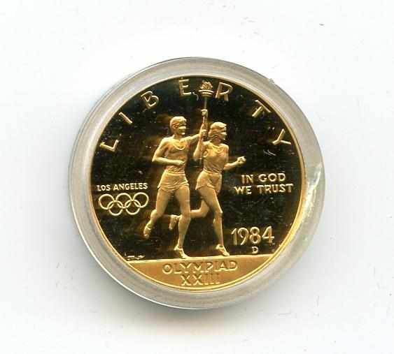 Appraisal: -D Proof Olympic Gold A Superb example with a Deep