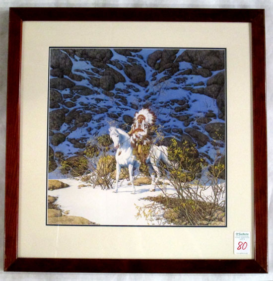 Appraisal: BEV DOOLITTLE CALIFORNIA B LIMITED EDITION PRINT Eagle Heart edition