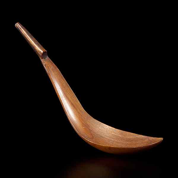 Appraisal: Northwest Coast Sheep Horn Spoon elegantly formed with tapered handle