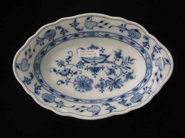 Appraisal: Meissen Porcelain ''Blue Onion'' Oval Servingbowl '' x '' oval