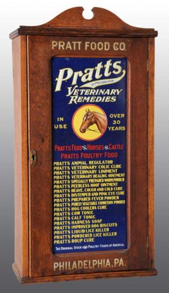 Appraisal: Pratt Food Company Veterinarian Cabinet Description Beautiful original cabinet with