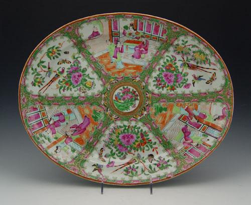 Appraisal: CHINESE ROSE MEDALLION PLATTER '' x ''