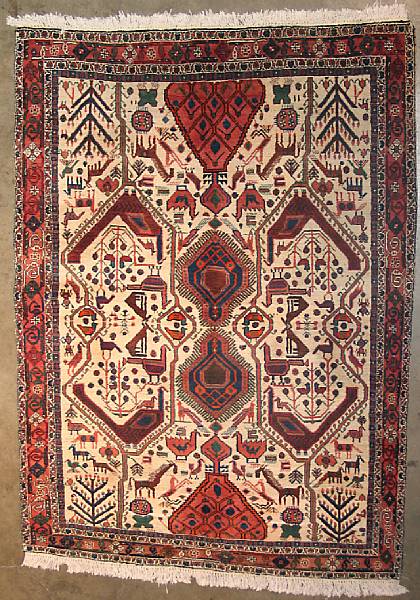 Appraisal: An Afshar rug size approximately ft in x ft in