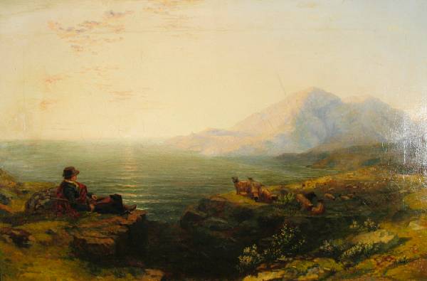 Appraisal: Attributed to John Linnell British - The close of day