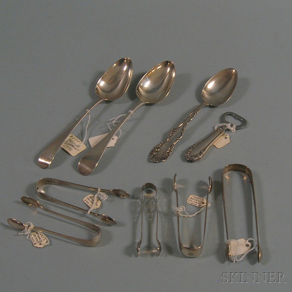 Appraisal: Nine Miscellaneous Pieces of Sterling Silver Flatware including a Towle