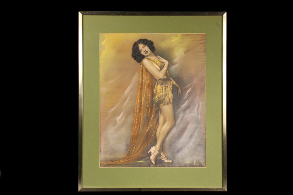 Appraisal: ARTO JOHN DE MIRIJIAN - Vanities Show Girl hand colored