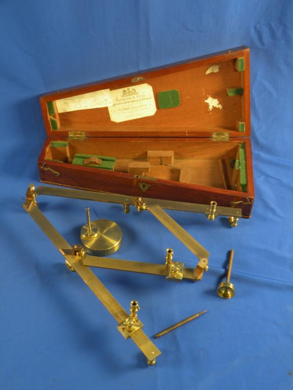 Appraisal: Watkins Hill Charing Cross London A brass pantograph in a