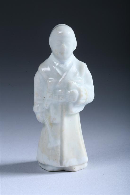 Appraisal: RARE CHINESE QINGBAI PORCELAIN FIGURE OF DIGNITARY Song Dynasty Standing