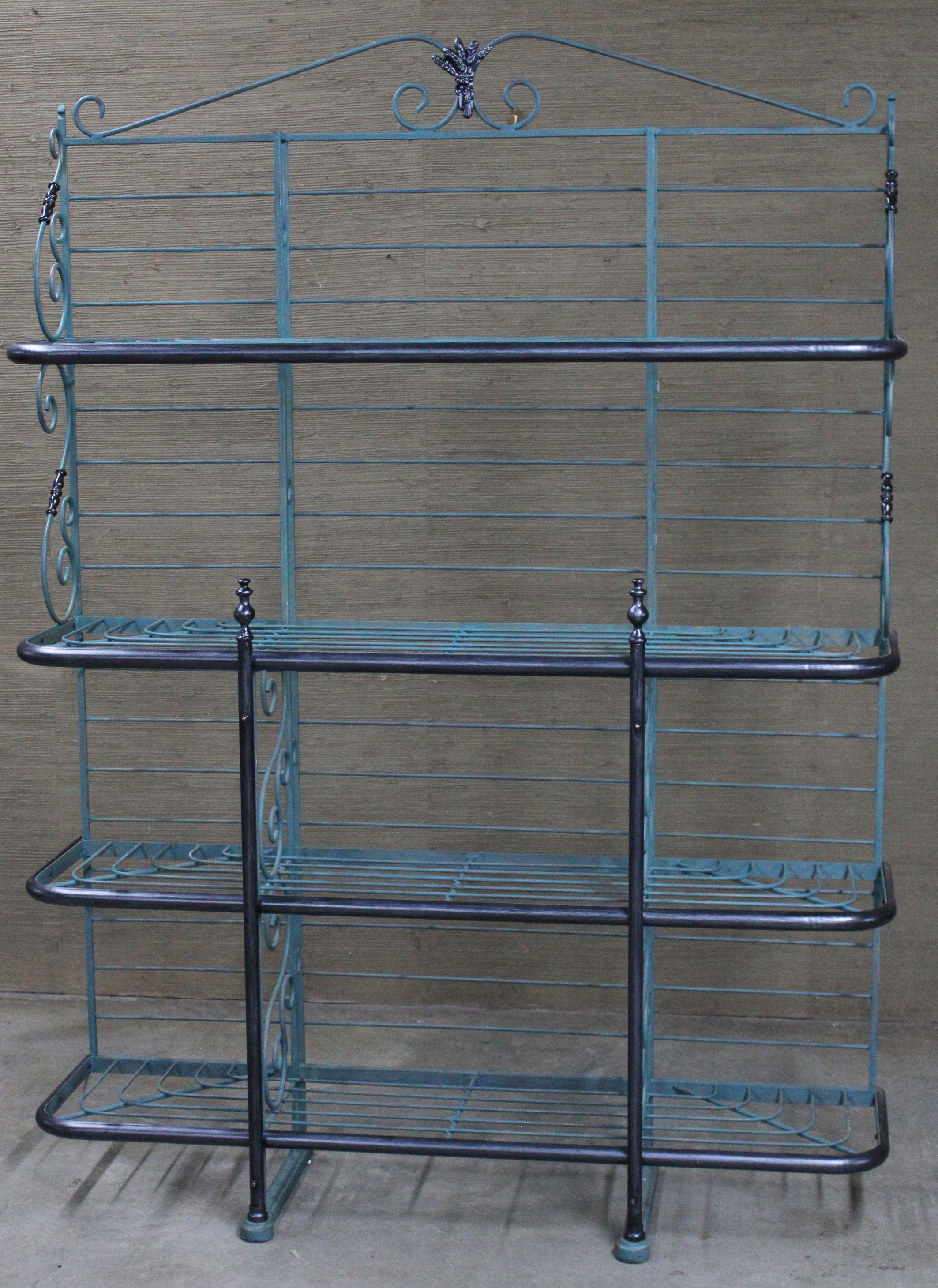 Appraisal: PERFIT FILS LTD PARIS BAKERS RACK French wrought iron bakers