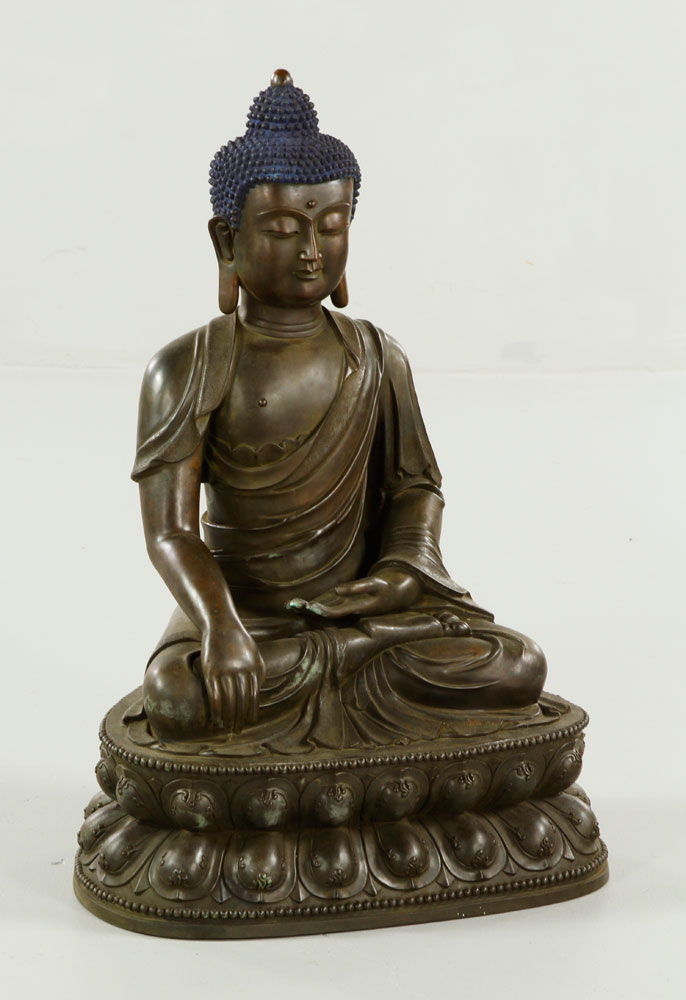 Appraisal: - Chinese Bronze Buddha Bronze Buddha China Ming Dynasty or