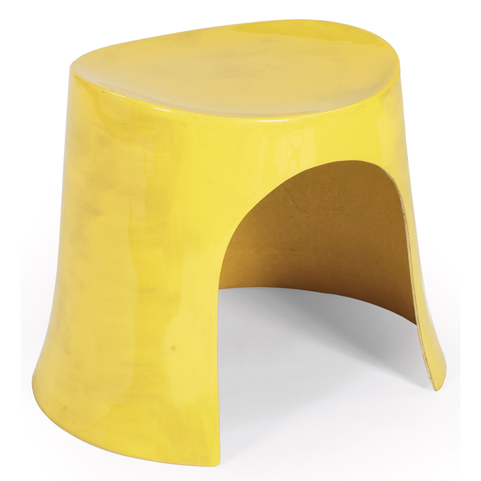 Appraisal: Nanna Ditzel stool by O D Mobler Denmark fiberglass with