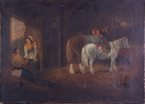 Appraisal: Anonymous American th c After George Morland's A Garrison Stable