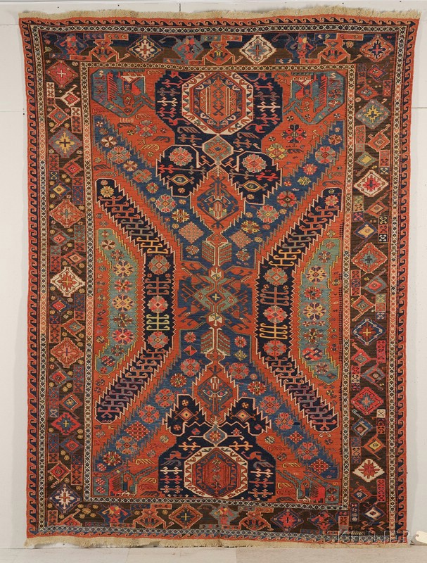 Appraisal: Dragon Soumak Carpet Northeast Caucasus last quarter th century ft