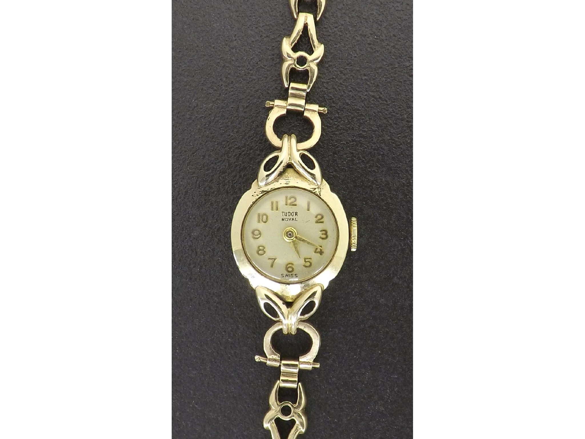 Appraisal: Tudor Royal ct lady's bracelet watch case ref hallmarked Chester