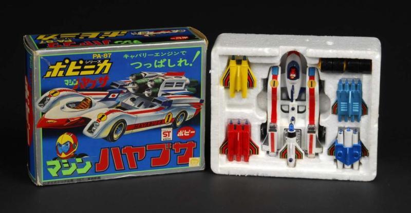 Appraisal: Popinika Machine Hayabusa Die-Cast Vehicle Description Japanese Made by Made