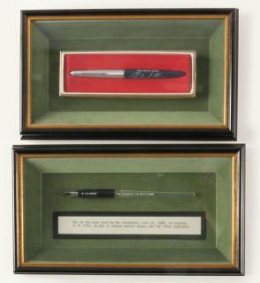 Appraisal: A vintage original period Richard Nixon pen in original box